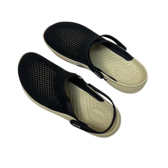 NWT! Crocs Unisex LiteRide 360 Clogs,‎ Black/Multi, 13 Men/15 Women main image 9